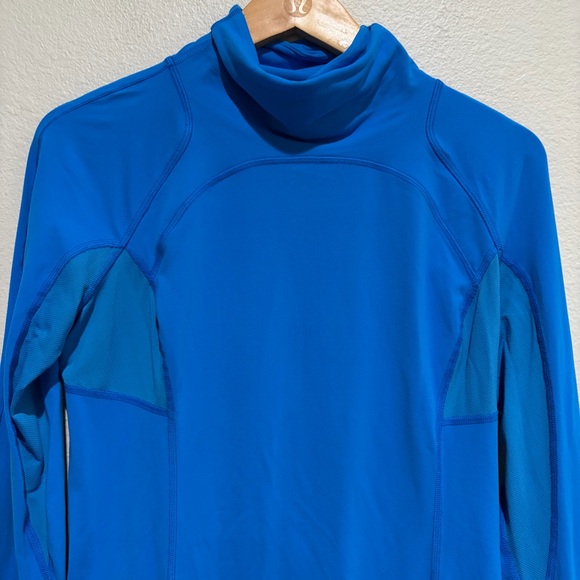 Lululemon Run: Speedy Turtleneck Beaming Blue SZ 8 - Picture 13 of 14